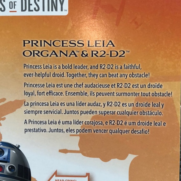 Star Wars Princess Leia and R2-D2 Set/New - Picture 3 of 5